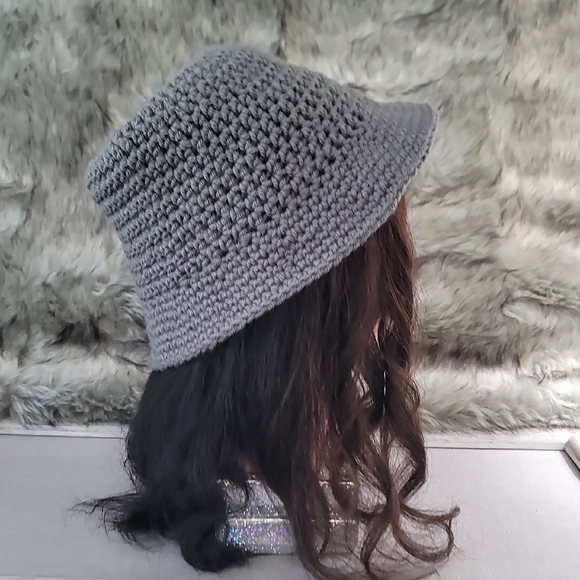 Gray Knit Women's Hat - Picture 7 of 14